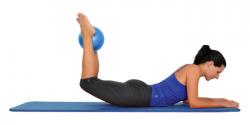 21299 - MAX exercise mat - blue - 100